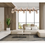 Lampa wisząca CABELLA PND-5252-A-25-GD-CGN Italux - zdjęcie 2